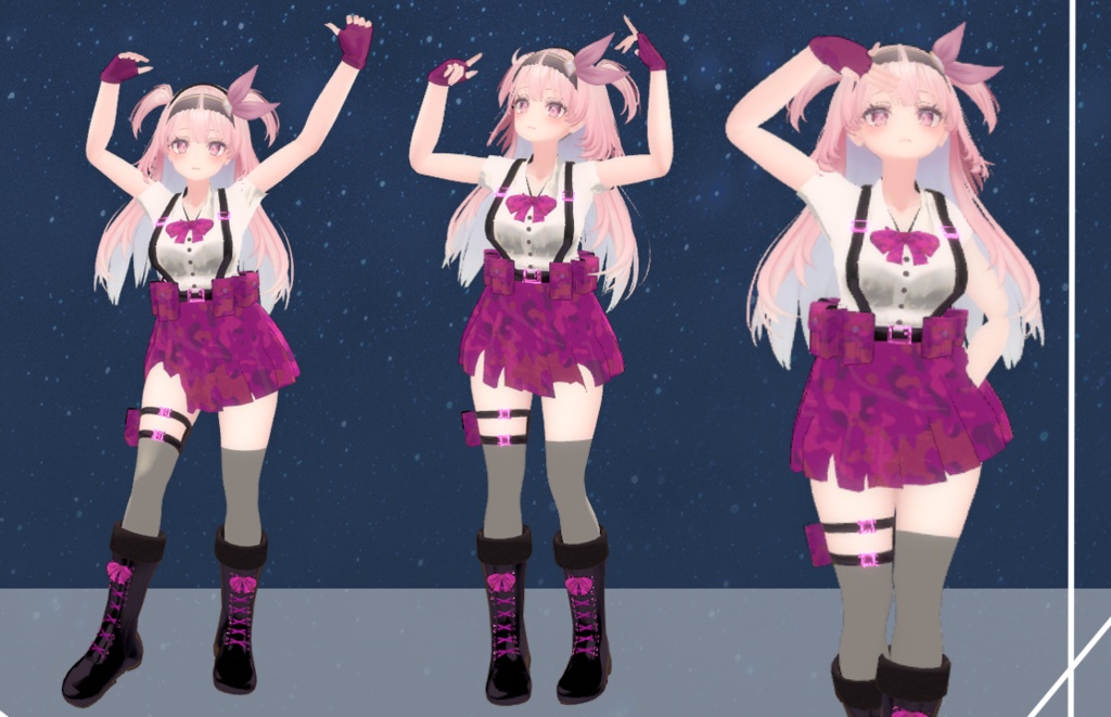 School militar (RINDO, MAYA, KOKOA AND SELESTIA)