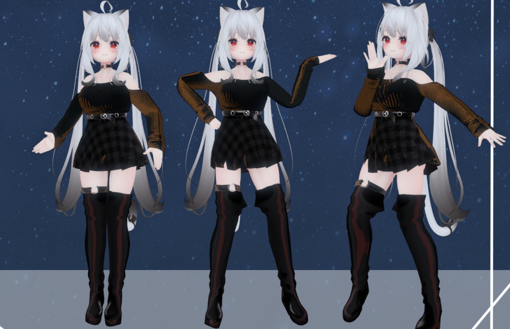 Egirl and gothic clothe (RINDO, MAYA, SELESTIA AND KOKOA)
