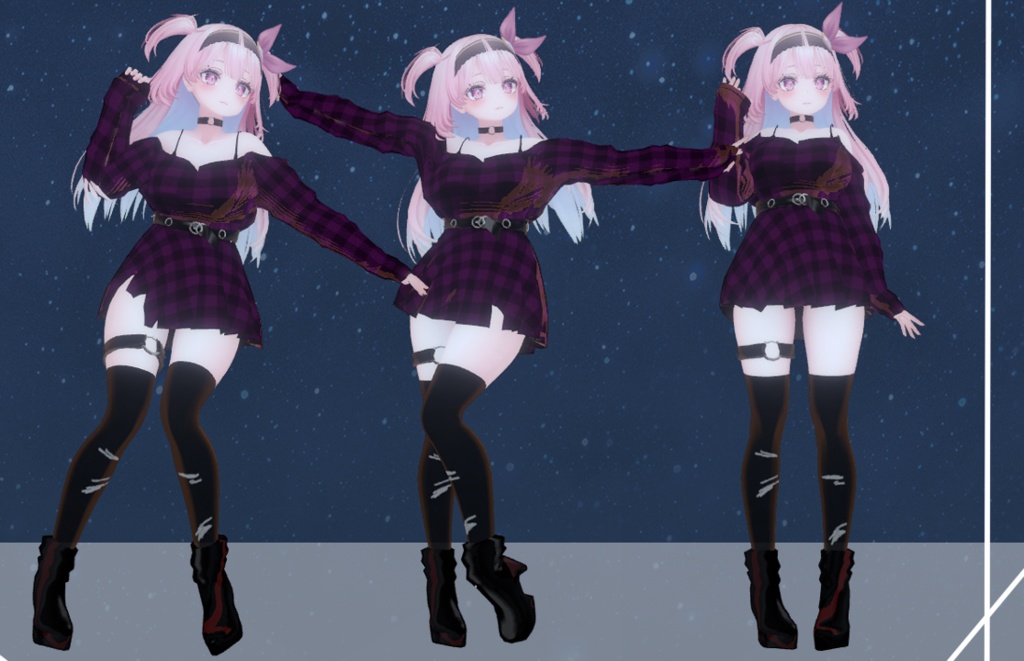 Egirl and gothic clothe (RINDO, MAYA, SELESTIA AND KOKOA)