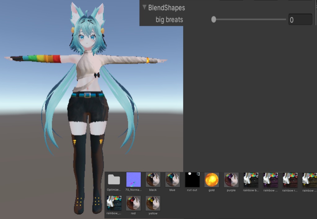 Clothe Rainbow (RINDO, MAYA, SELESTIA AND KIKYO)