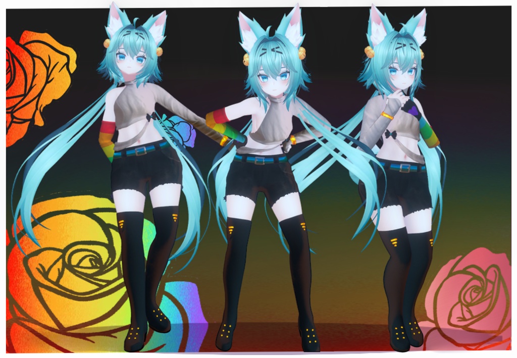 Clothe Rainbow (RINDO, MAYA, SELESTIA AND KIKYO)