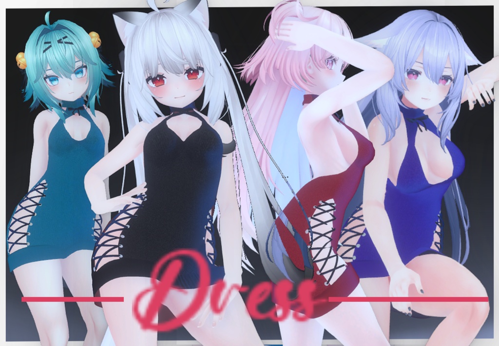 dress sexy (RINDO, MAYA, SELESTIA AND KIKYO)
