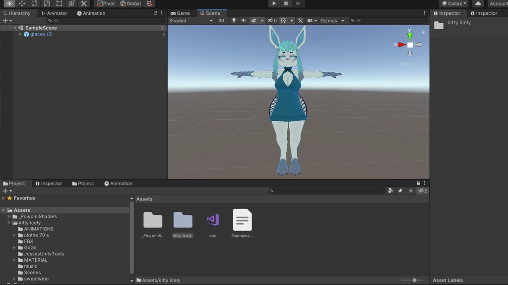 Glaceon PC (3.0 + gogoloco) (VRCHAT)