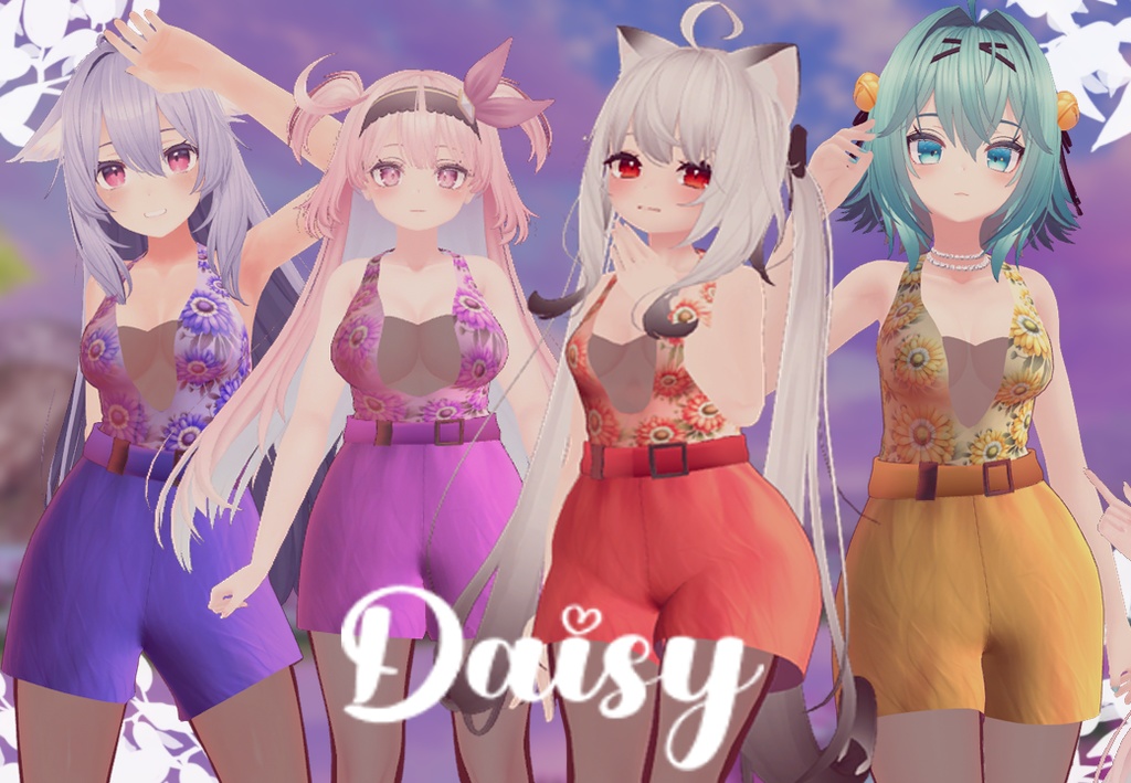 Clothe daisy (FREE) (RINDO, MAYA, SELESTIA AND KIKYO)