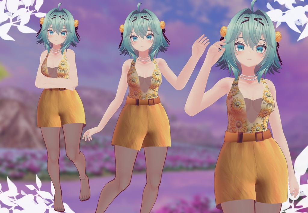 Clothe daisy (FREE) (RINDO, MAYA, SELESTIA AND KIKYO)