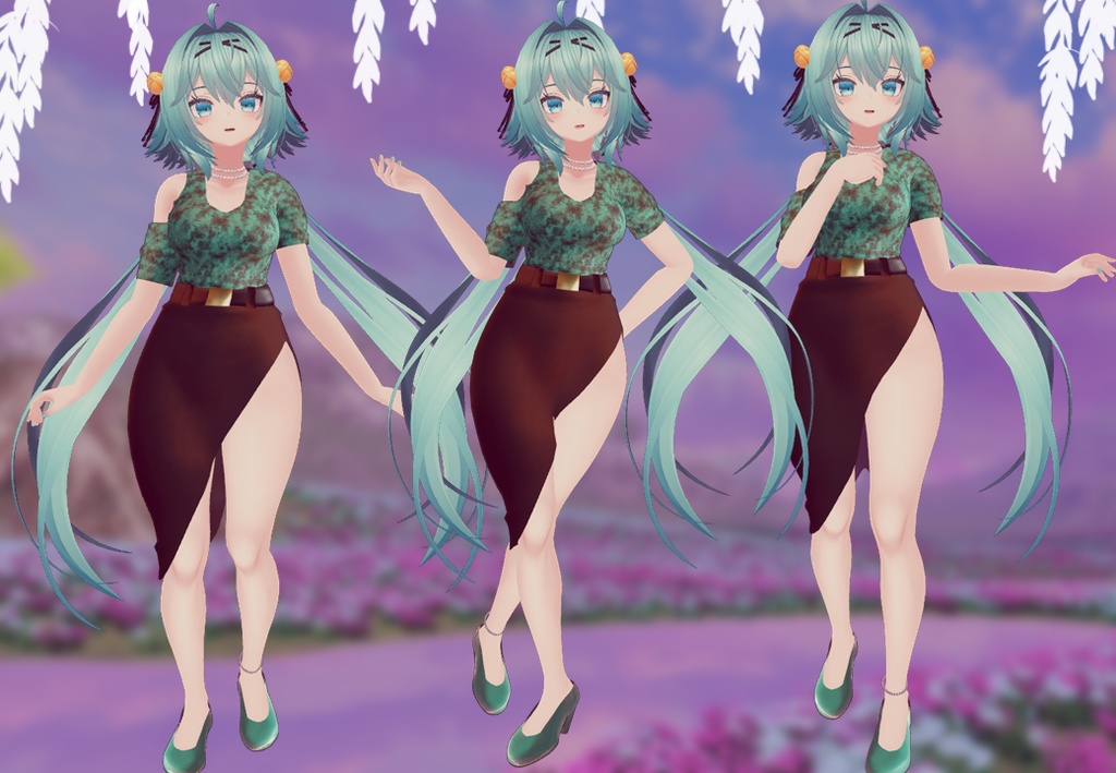 Clothe elegant (RINDO, MAYA, SELESTIA AND KIKYO)