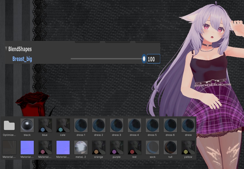 Gothic dress ( RINDO, MAYA, SELESTIA  AND KIKYO)