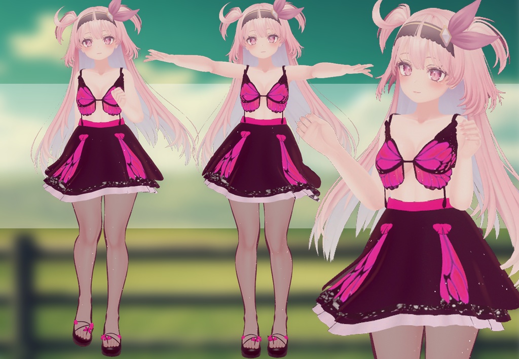 Outfit Butterfly ( RINDO, MAYA, SELESTIA AND KIKYO)