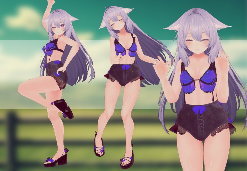 Outfit Butterfly ( RINDO, MAYA, SELESTIA AND KIKYO)