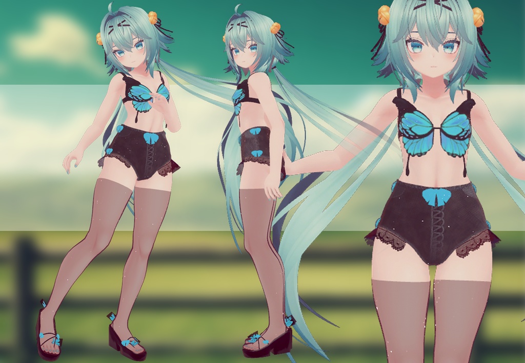 Outfit Butterfly ( RINDO, MAYA, SELESTIA AND KIKYO)