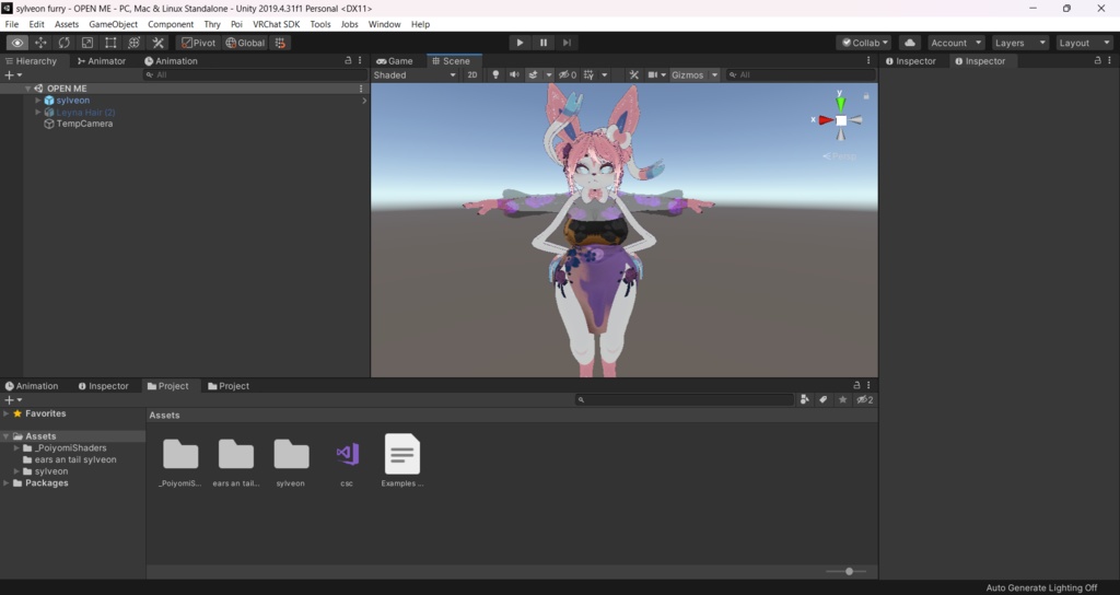 Sylveon PC (3.0 + gogoloco) (VRCHAT)