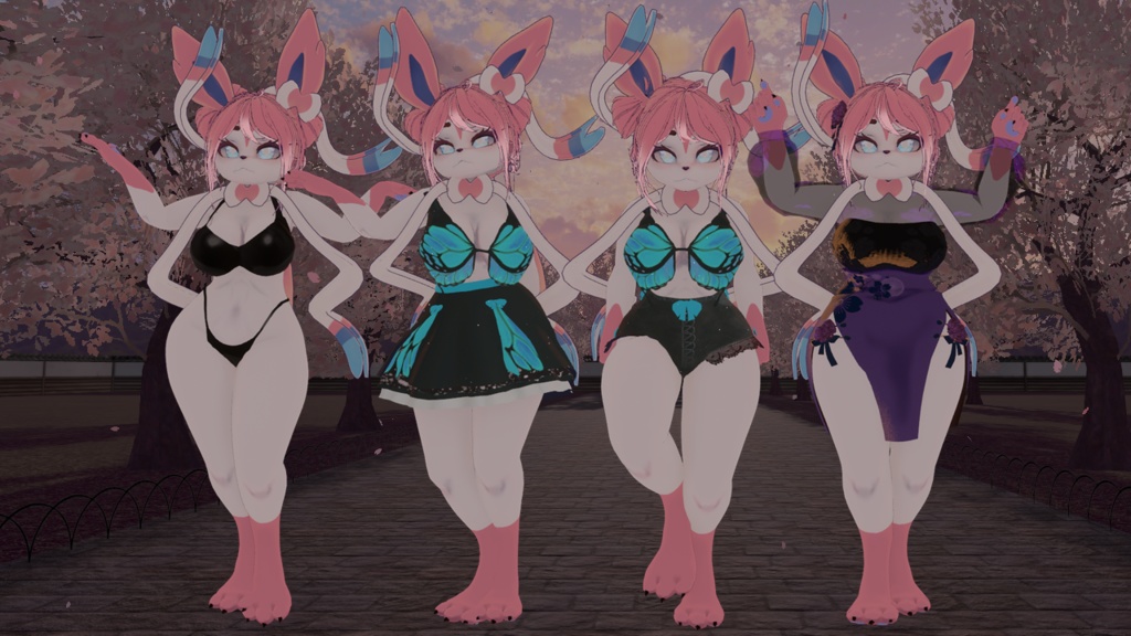 Sylveon PC (3.0 + gogoloco) (VRCHAT)