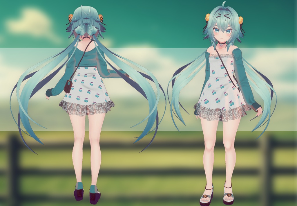 Cherry outfit (RINDO, MAYA, SELESTIA AND KIKYO)