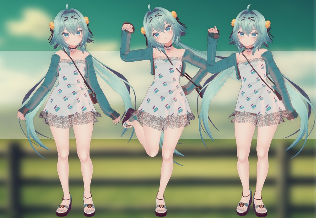 Cherry outfit (RINDO, MAYA, SELESTIA AND KIKYO)