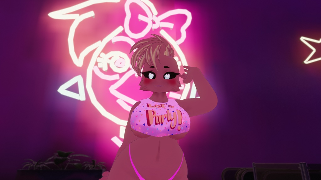 Glamrock chica and toy chica (Vrchat) (Gogoloco)