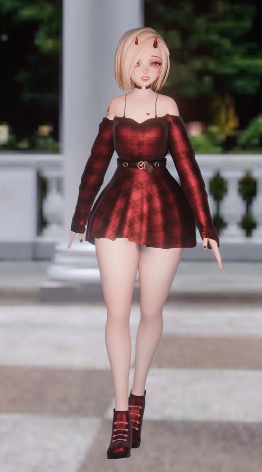 Lya PC - vrchat avatar (Optimized) (gogoloco)