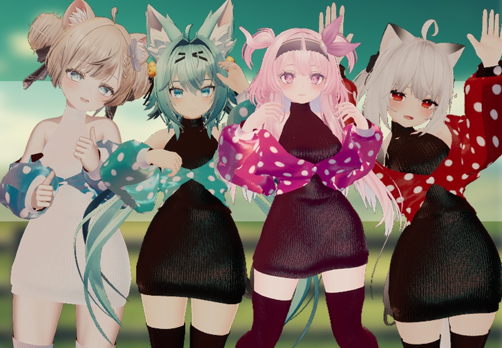 Outfit casual (Rindo, maya, selestia and manuka