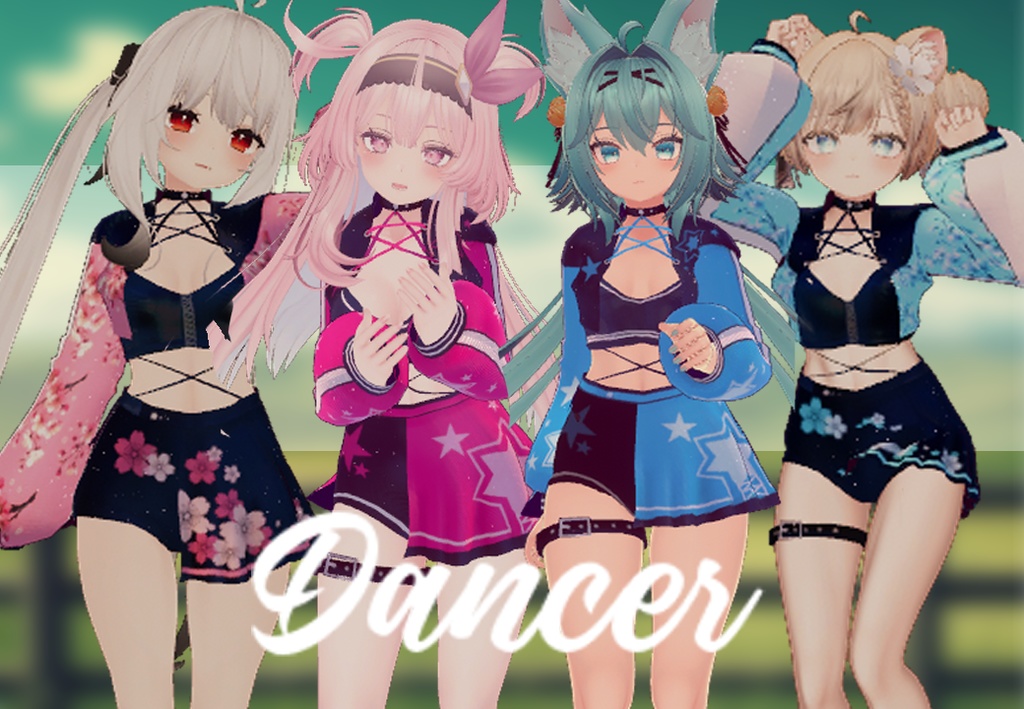 dancer outfit (RINDO, MAYA, SELESTIA AND MANUKA) (Licence commercial)