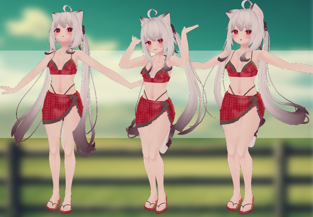 bikini strawberry (RINDO, MAYA, SELESTIA AND MANUKA)