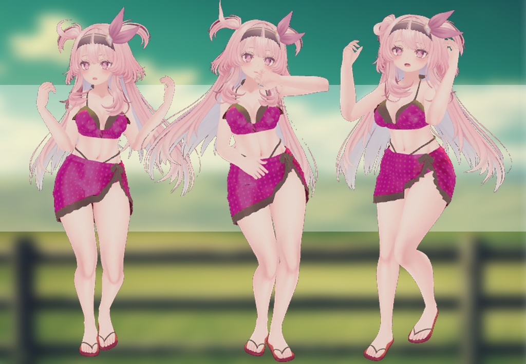 bikini strawberry (RINDO, MAYA, SELESTIA AND MANUKA)