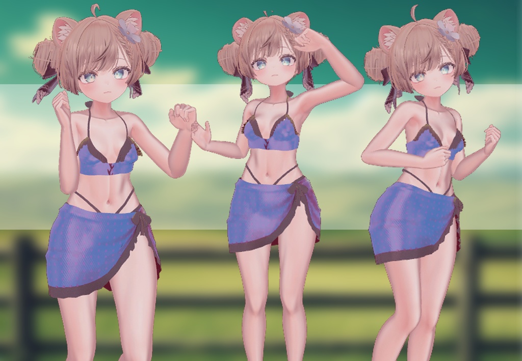 bikini strawberry (RINDO, MAYA, SELESTIA AND MANUKA)