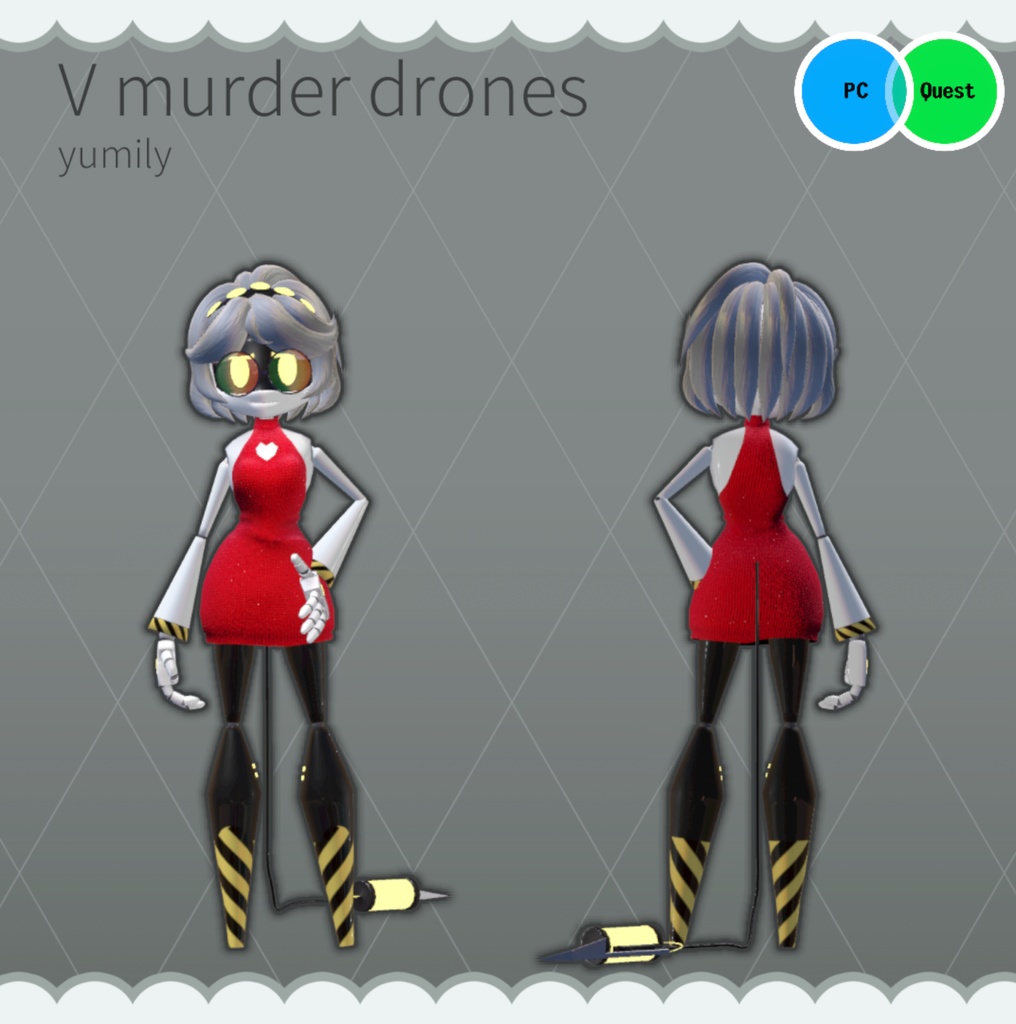 V murder drones (gogoloco+ PC/QUEST+BLENDER+IK) (v 2.0)