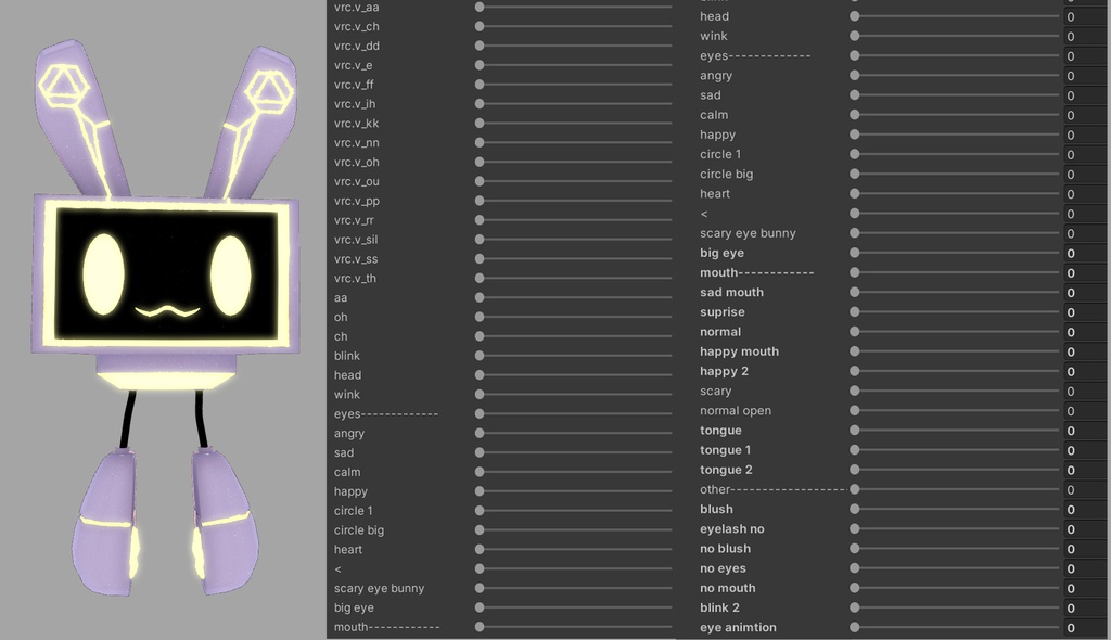 Melody the bunny (PC+GOGOLOCO+BLENDER)