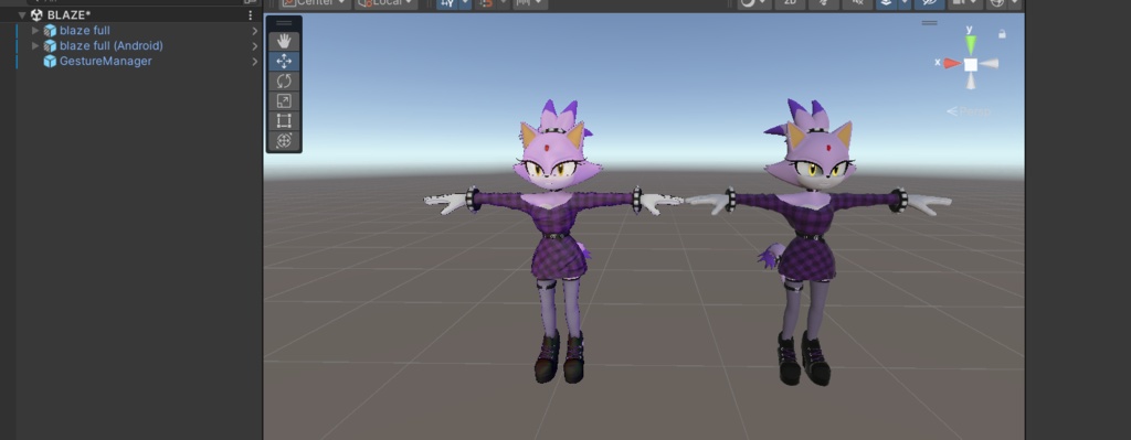 Blaze the cat (PC/QUEST+BLENDER)