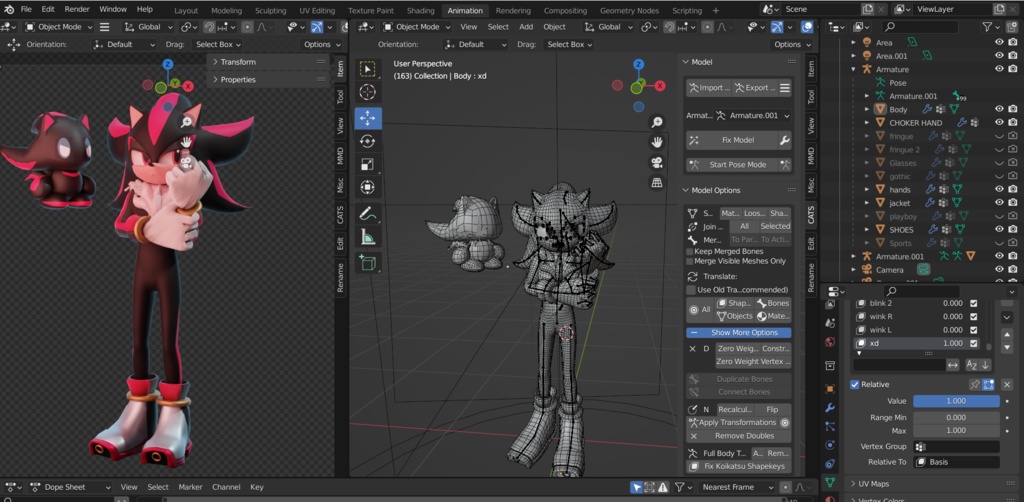 Shadow the hedgehog (PC/QUEST)