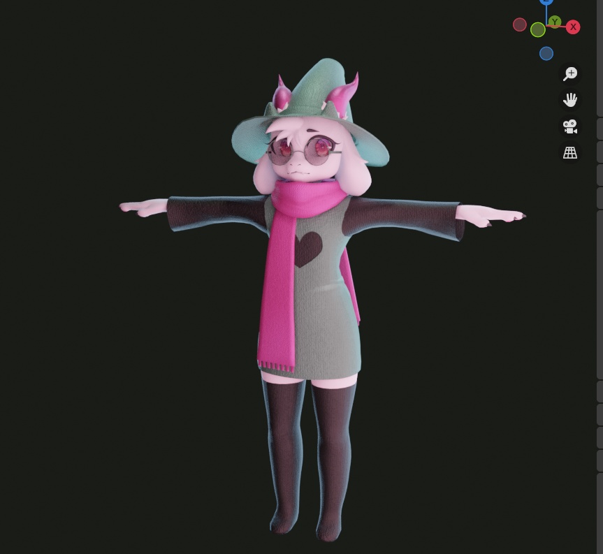 Ralsei and Asriel - PC/QUEST