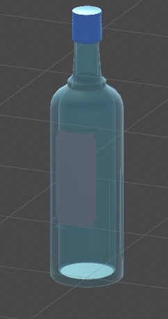 3Dモデル「おしゃれな瓶」v1.00