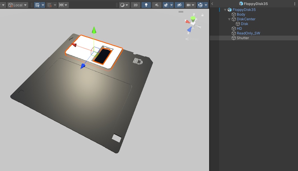 【FREE】フロッピーディスク 3.5インチ 3Dモデル
