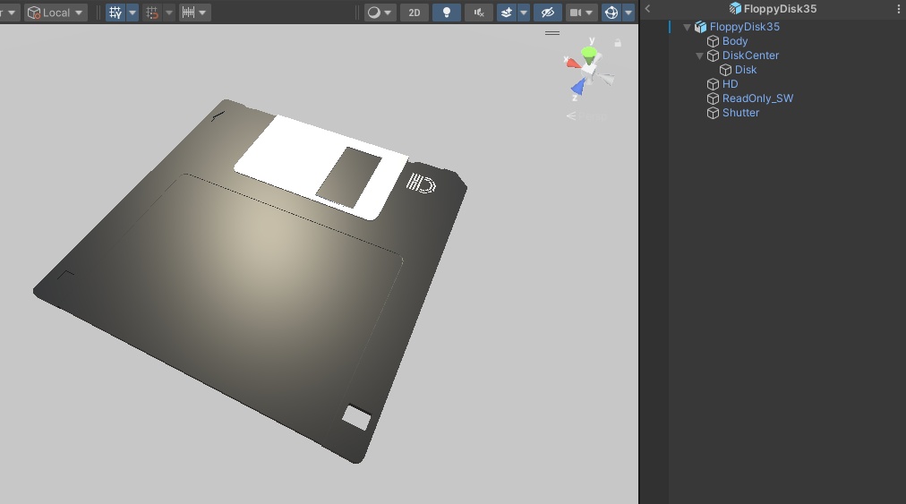 【FREE】フロッピーディスク 3.5インチ 3Dモデル