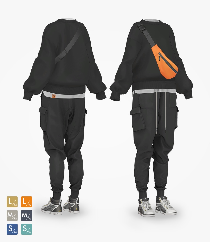 【VRC対応3D服飾モデル】FLAWLESSLY DOPE 1stIMP. ver1.02