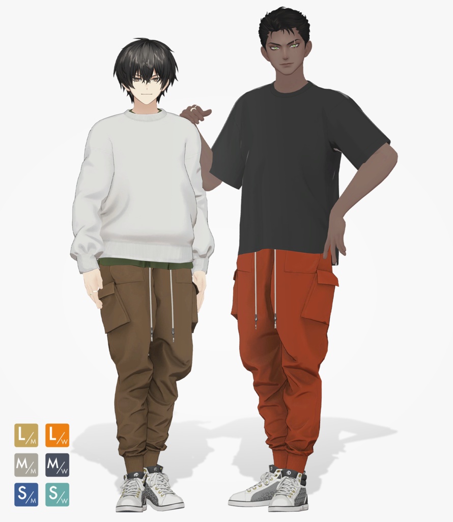 【VRC対応3D服飾モデル】FLAWLESSLY DOPE 1stIMP. ver1.02