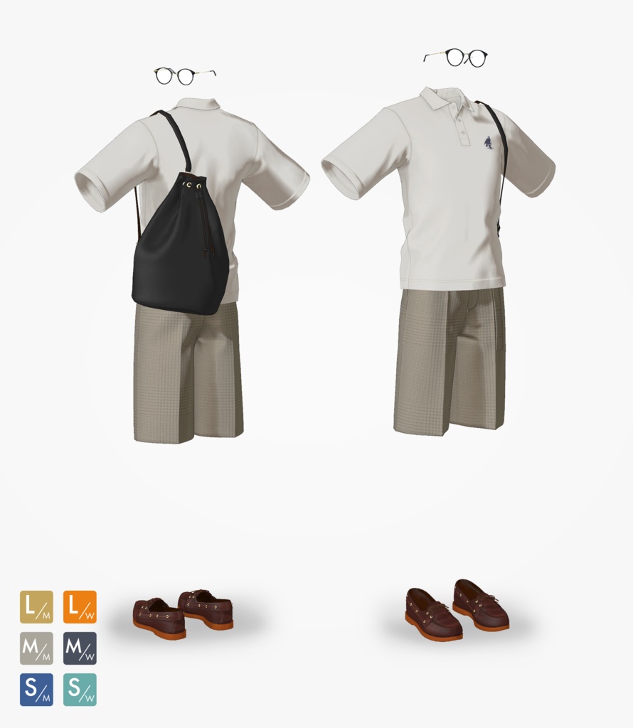 【VRC対応3D服飾モデル】ANNE ANNE Summer Breeze Casual ver1.00