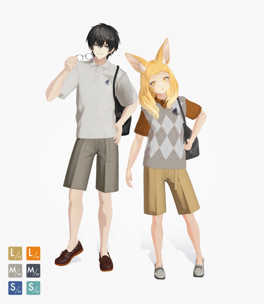 【VRC対応3D服飾モデル】ANNE ANNE Summer Breeze Casual ver1.00