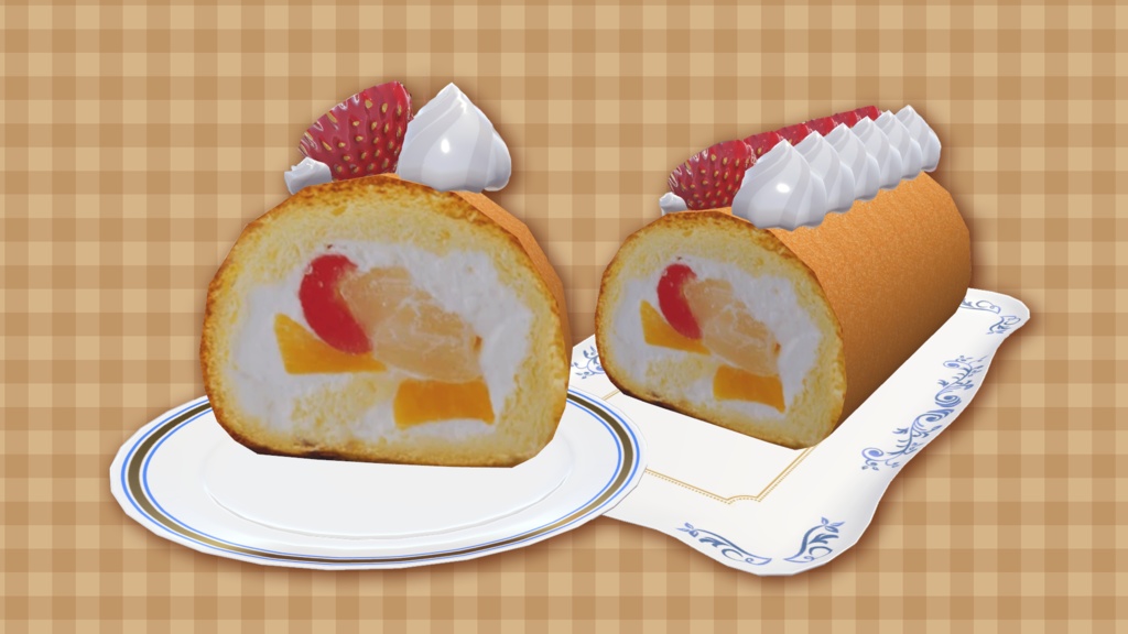 【VRChat向け】食べれるケーキギミック - PC / Quest両対応