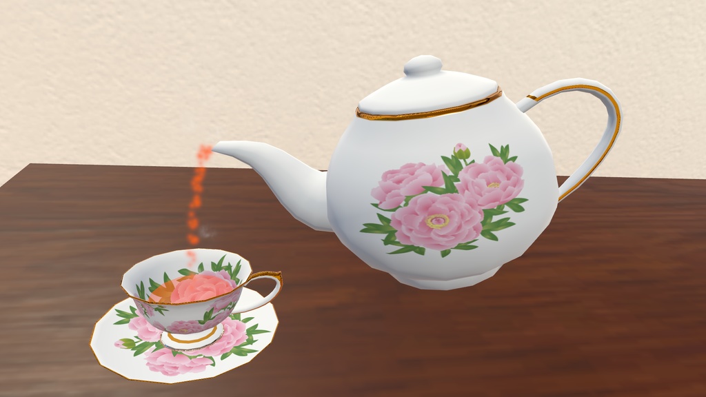【VRChat向け】Coffee And Tea ギミック - PC/Quest両対応【ドリンクギミックシリーズ/Drink Gimmick Series】