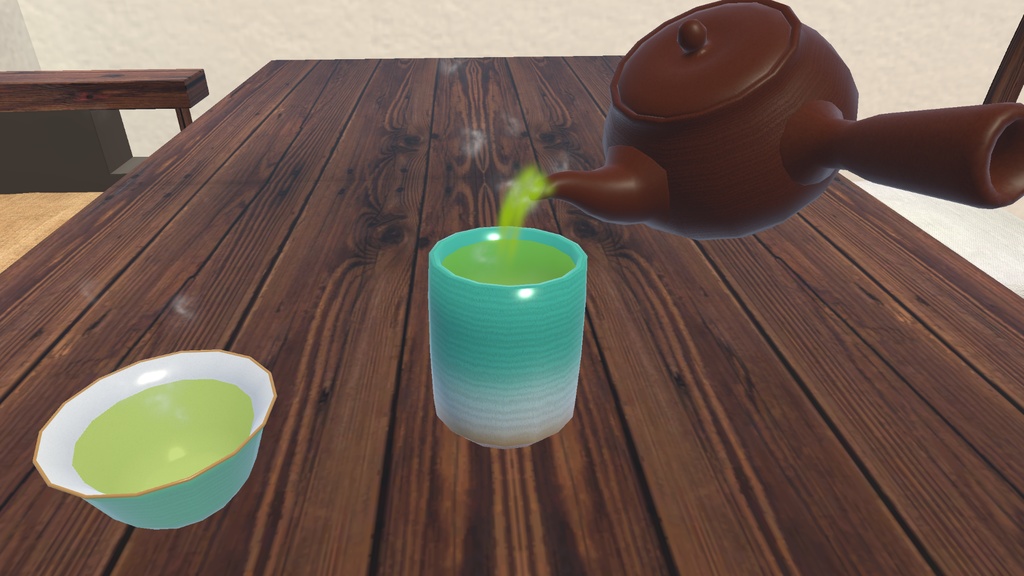 【VRChat向け】Coffee And Tea ギミック - PC/Quest両対応【ドリンクギミックシリーズ/Drink Gimmick Series】