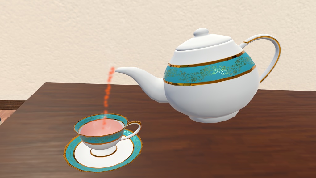 【VRChat向け】Coffee And Tea ギミック - PC/Quest両対応【ドリンクギミックシリーズ/Drink Gimmick Series】