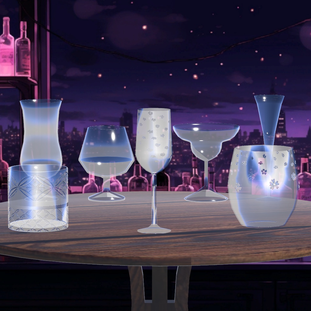 【VRChat向け】ドリンクギミックB - PC/Quest両対応【ドリンクギミックシリーズ/Drink Gimmick Series】