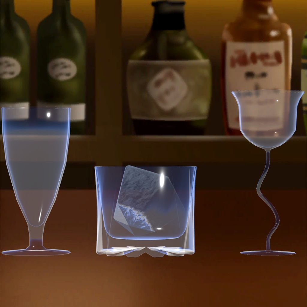 【VRChat向け】ドリンクギミックC - PC/Quest両対応【ドリンクギミックシリーズ/Drink Gimmick Series】