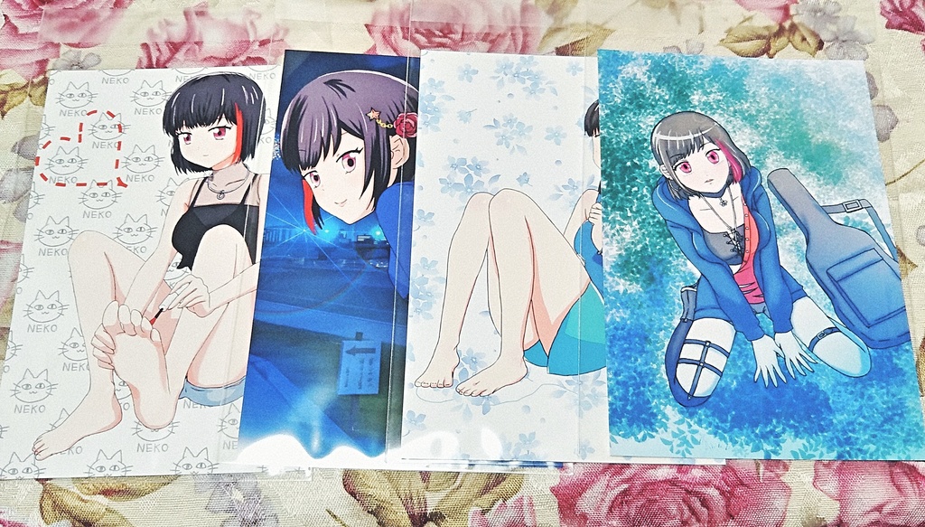 美竹蘭ポストカード4枚セット