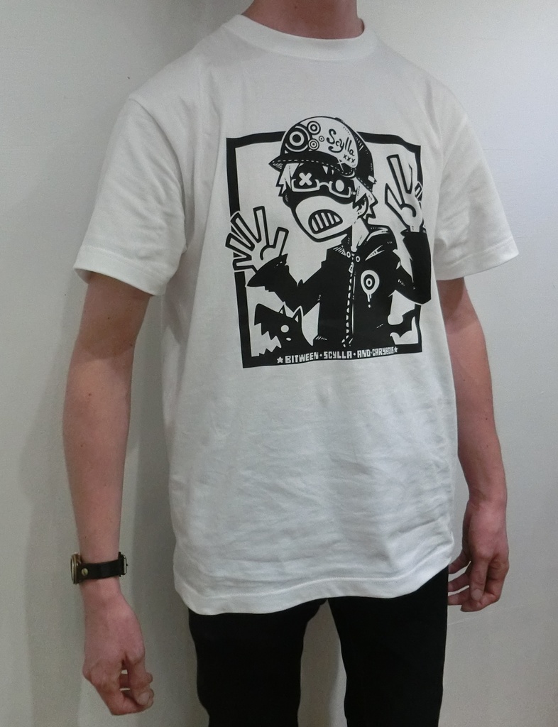 アイコンTシャツ(ホワイト&ブラック)