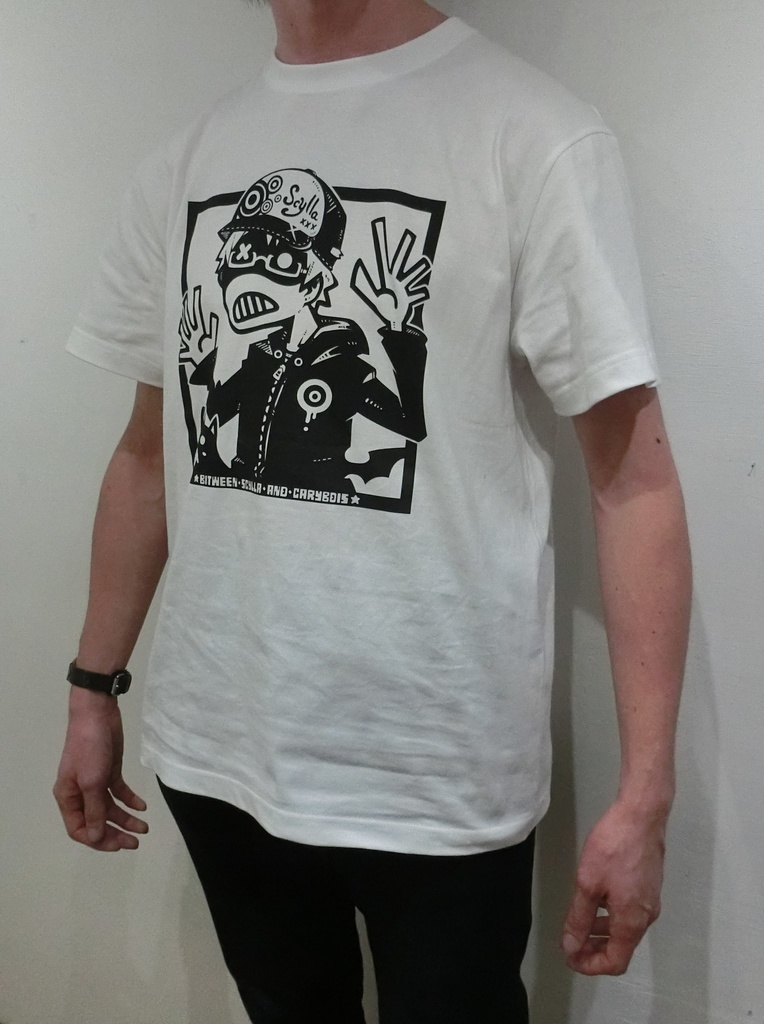 アイコンTシャツ(ホワイト&ブラック)