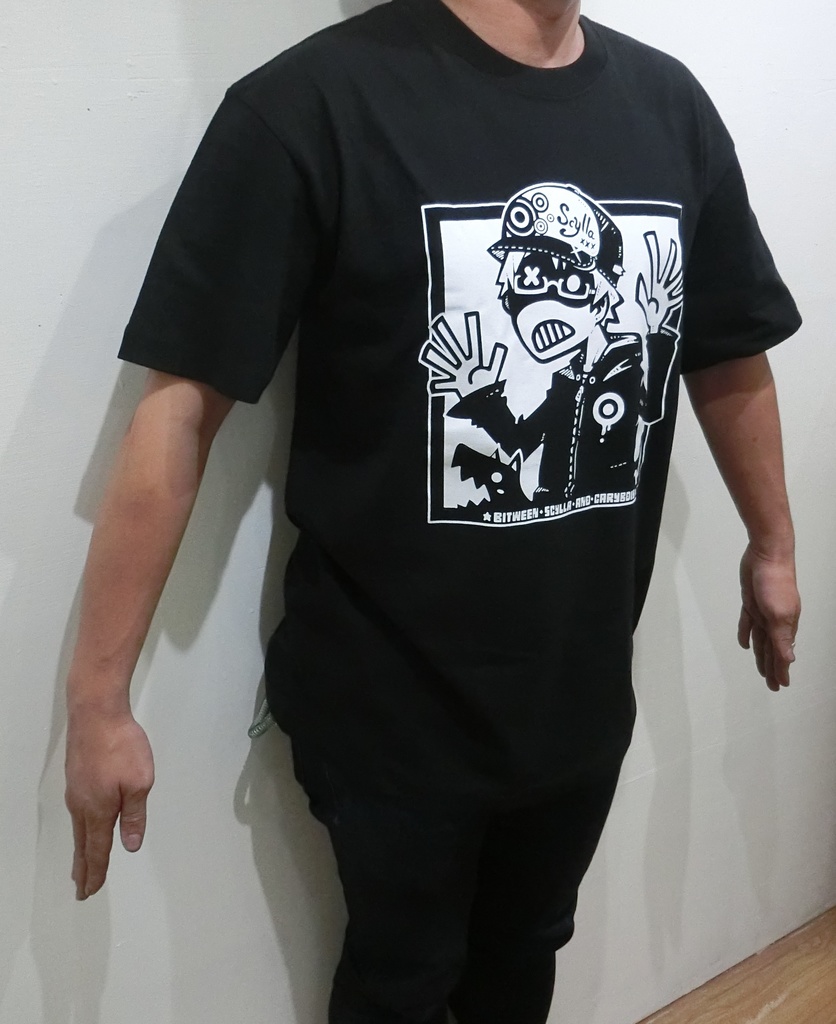 アイコンTシャツ(ホワイト&ブラック)