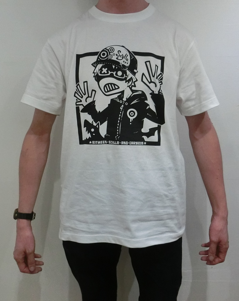 アイコンTシャツ(ホワイト&ブラック)