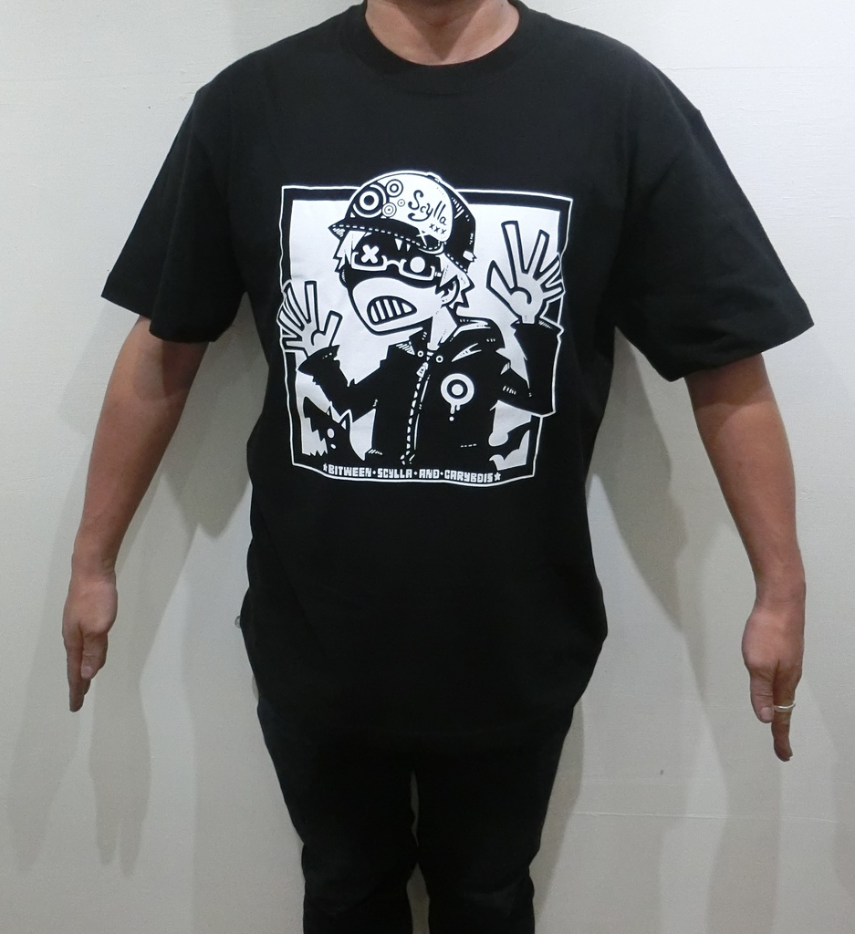 アイコンTシャツ(ホワイト&ブラック)