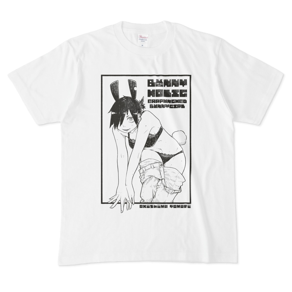 耳パンチバニーTシャツ